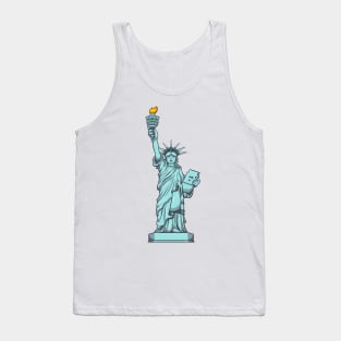 Statue Of Liberty Tank Top